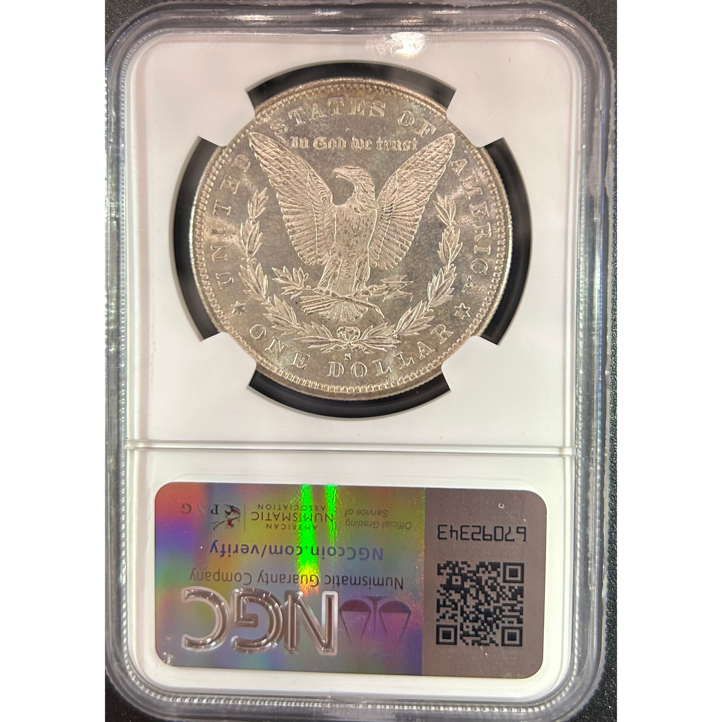 1880-S Morgan Silver Dollar - NGC MS 67+ (RARE) - Titan Treasure Trove