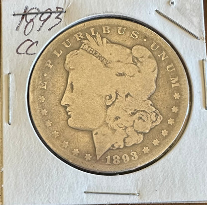 1893-CC Morgan Silver Dollar | The Final Carson City Strike - Titan Treasure Trove