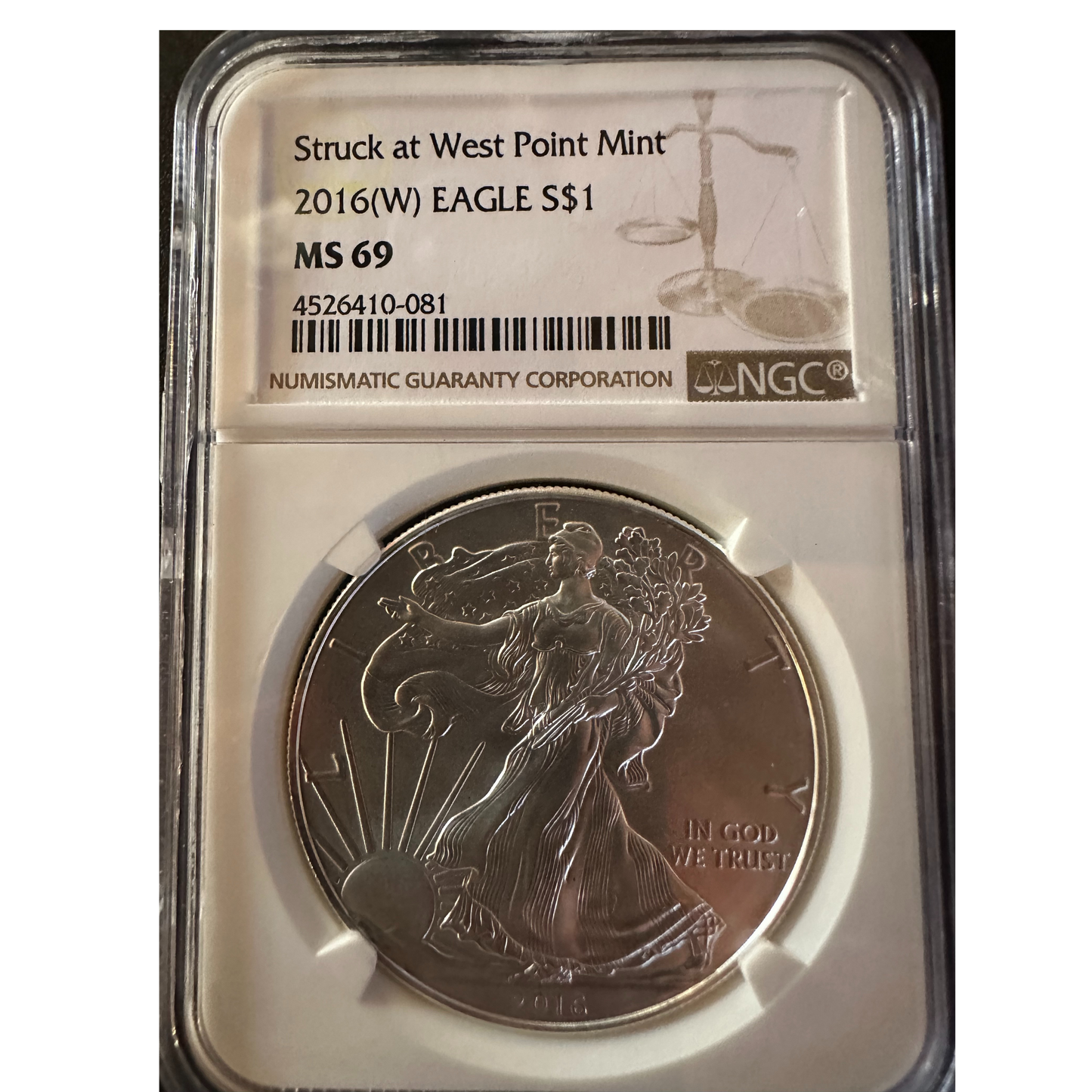 2016 W NGC MS69 Silver Eagle