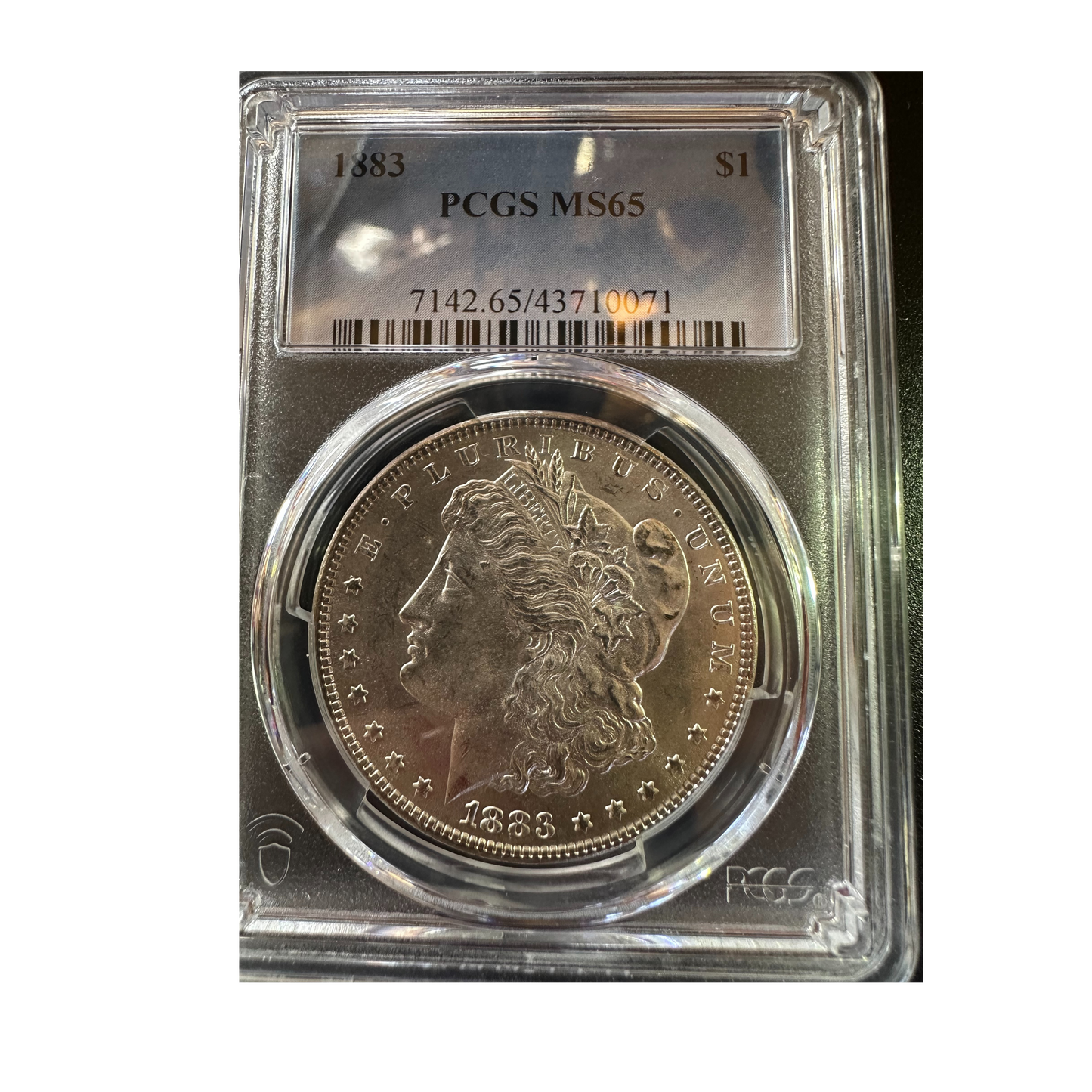 1883-S Morgan Silver Dollar - PCGS MS65