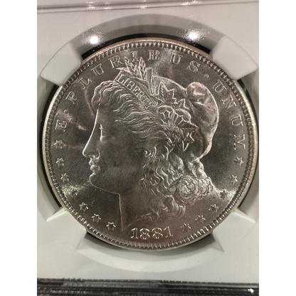 1881-S Morgan Silver Dollar - NGC MS 66