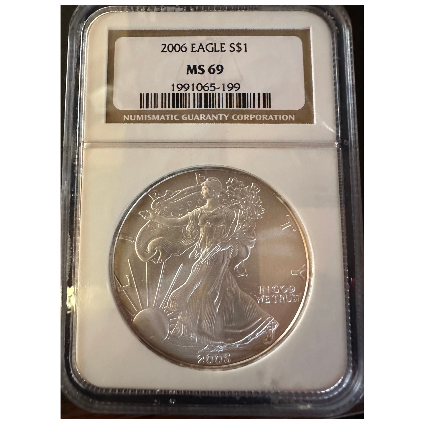 2006-S American Silver Eagle | NGC MS69