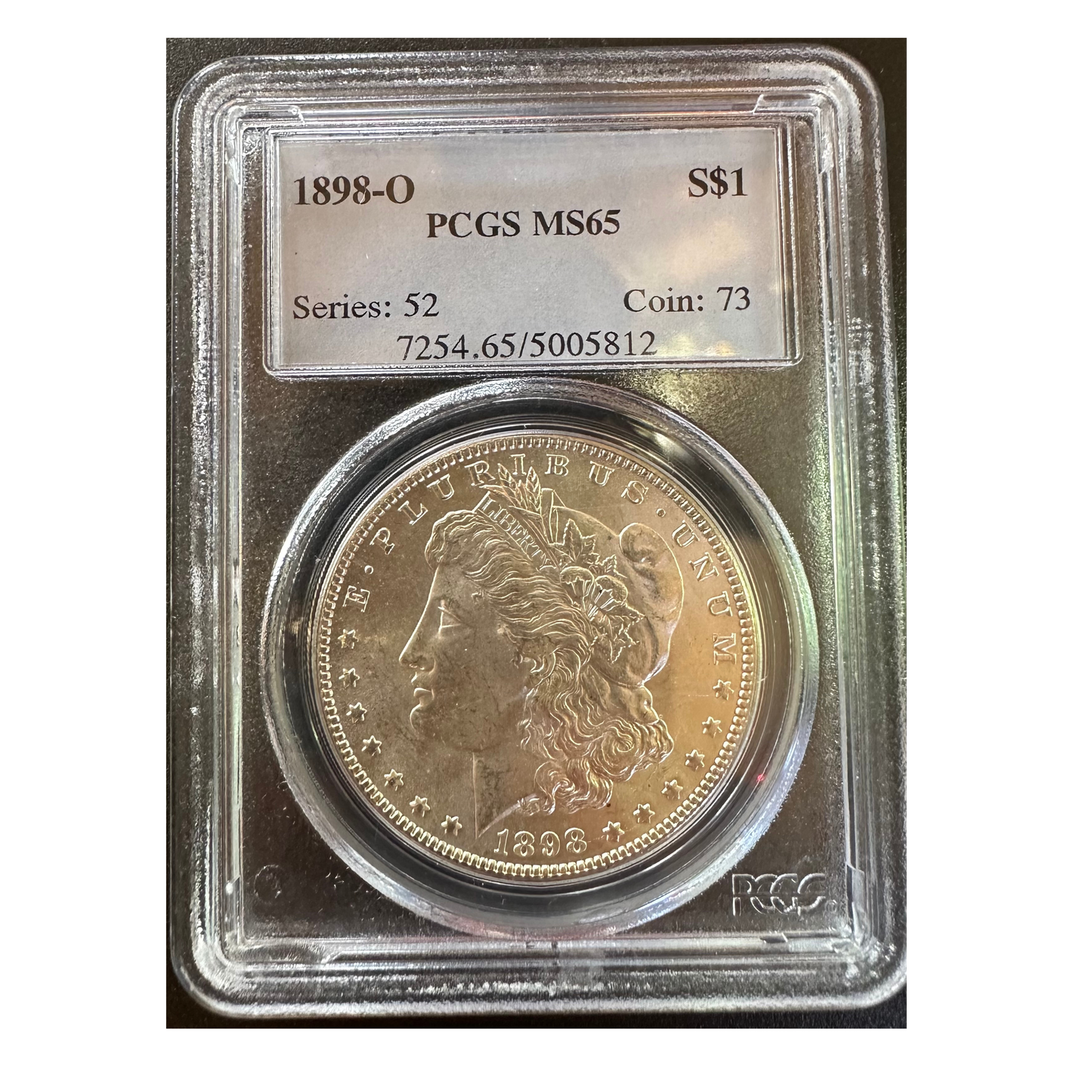 1889-O Morgan Silver Dollar - PCGS MS65