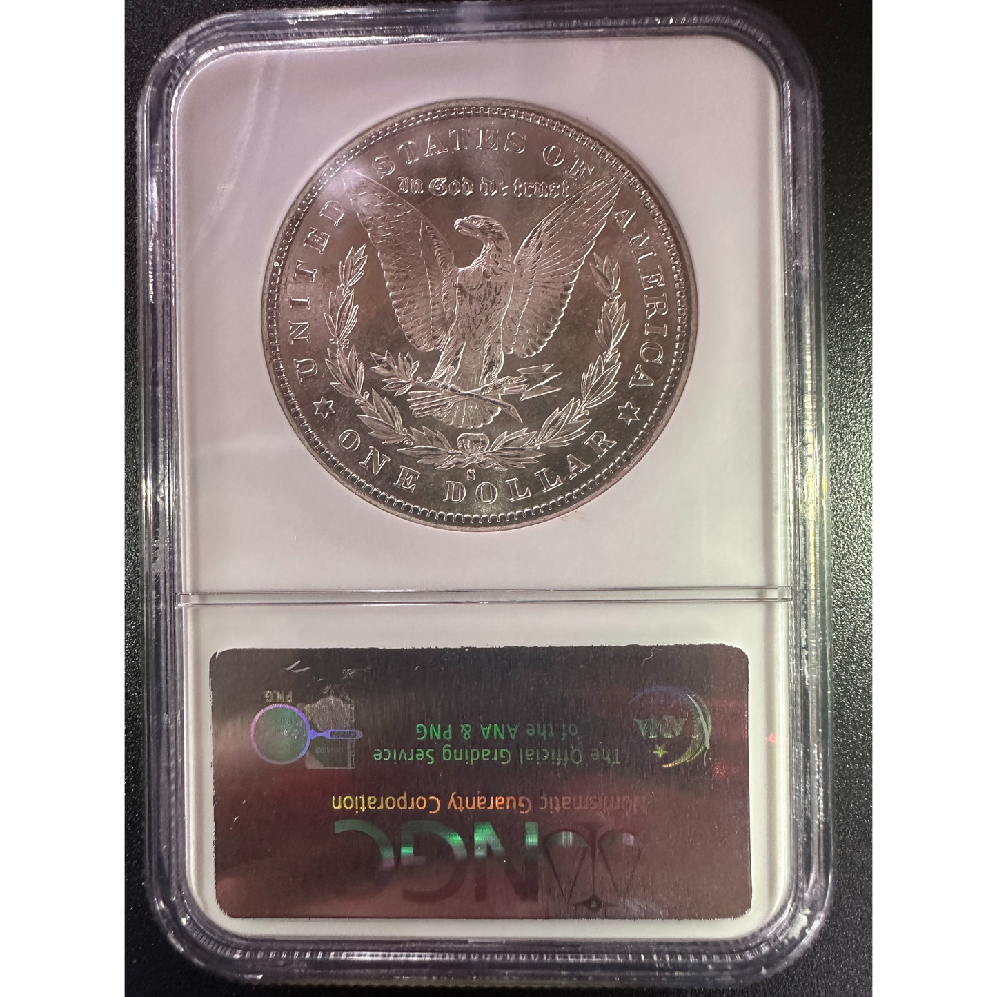 1880-S Morgan Silver Dollar - NGC MS63