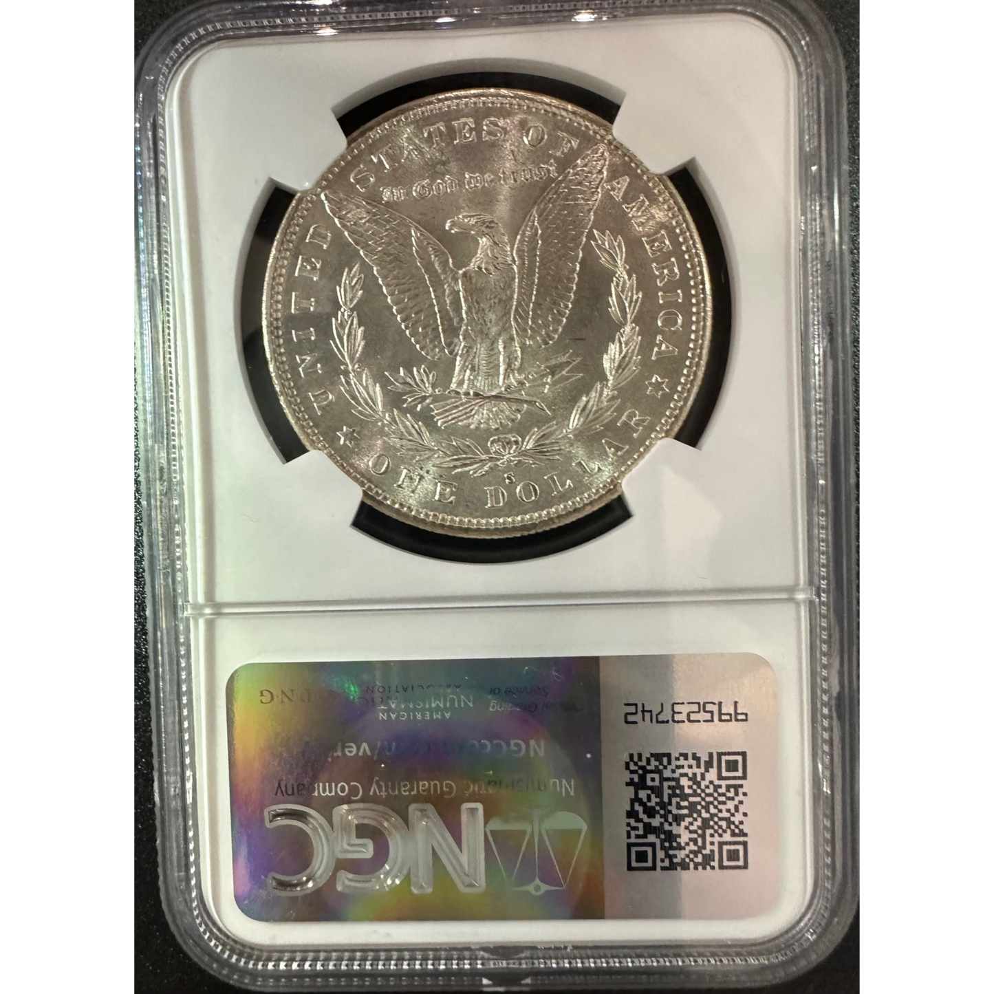 1882-S Morgan Silver Dollar - NGC MS 66