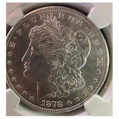 1878-S Morgan Silver Dollar - NGC MS 64