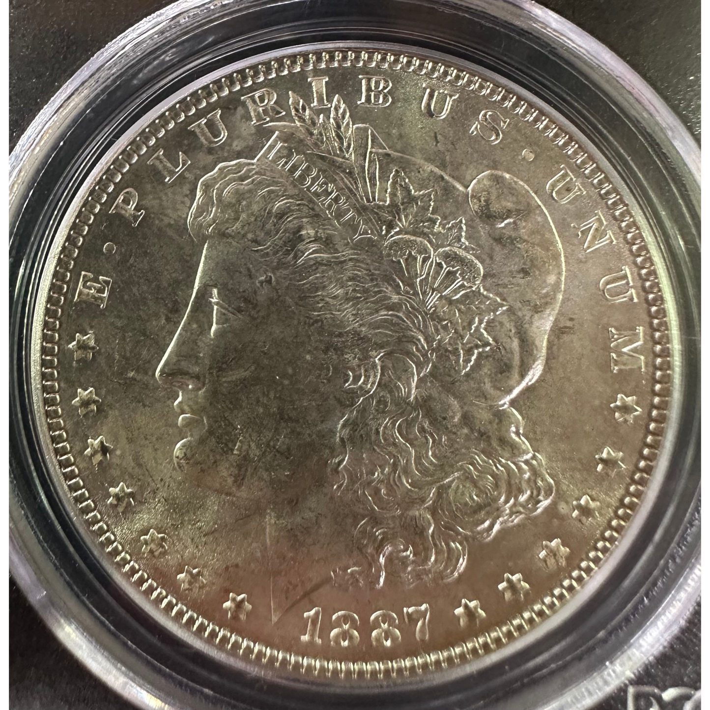 1887 Morgan Silver Dollar - PCGS MS64