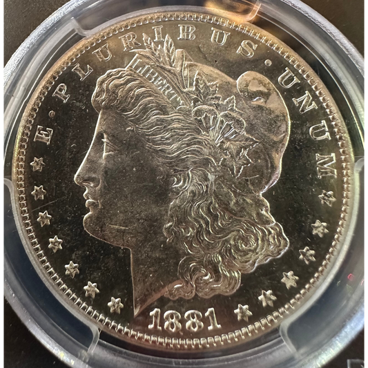 1881-S Morgan Silver Dollar - PCGS MS64