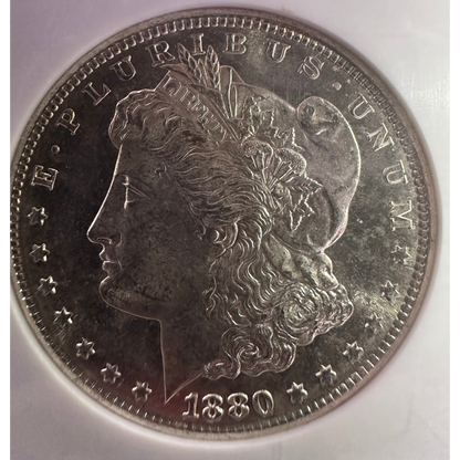 1880-S Morgan Silver Dollar - NGC MS63