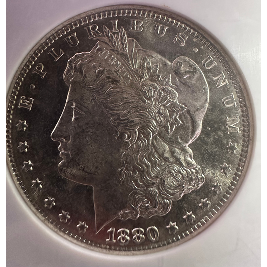 1880-S Morgan Silver Dollar - NGC MS63