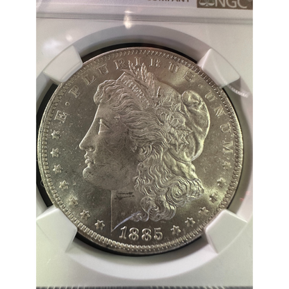 1885-O Morgan Silver Dollar - NGC MS 66