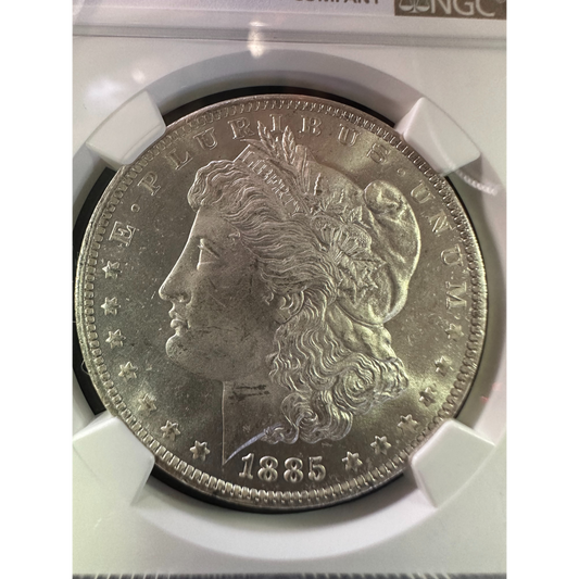 1885-O Morgan Silver Dollar - NGC MS 66