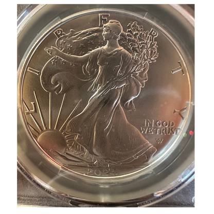 2024 American Silver Eagle - CAC MS70 First Day of Issue - Titan Treasure Trove