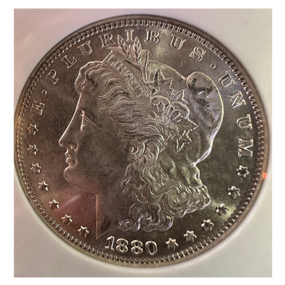 1880-S Morgan Silver Dollar - NGC MS 66