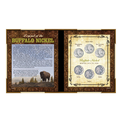 US Mint Legend of the Buffalo Nickel Collection #2 | Iconic American Coinage by James Earl Fraser - Titan Treasure Trove