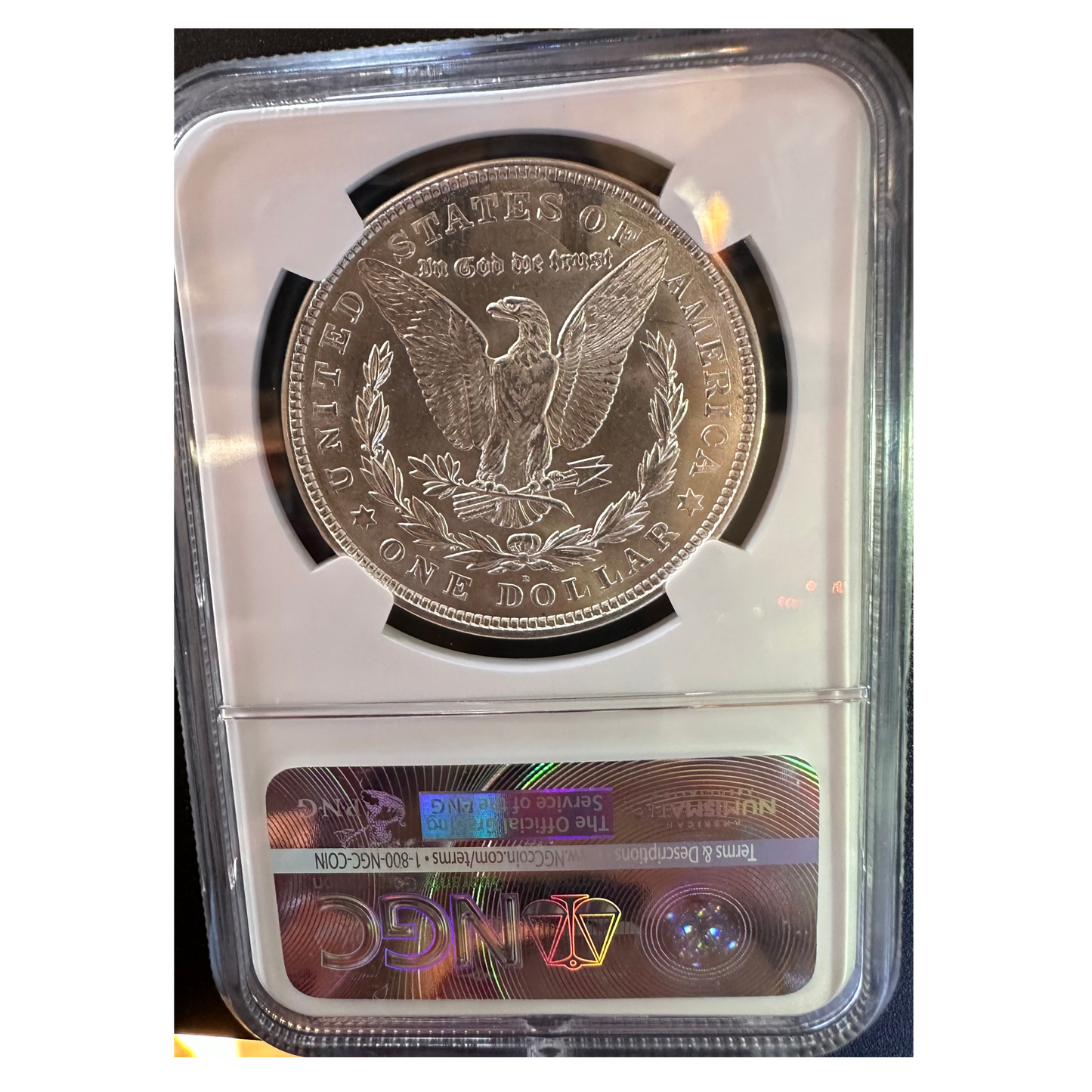 1921-D Morgan Silver Dollar - NGC MS63