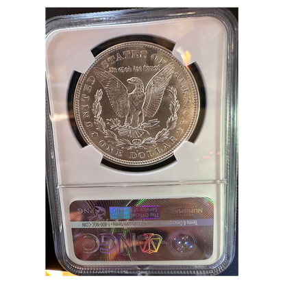 1921-D Morgan Silver Dollar - NGC MS63