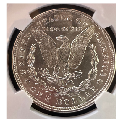 1921-D Morgan Silver Dollar - NGC MS63