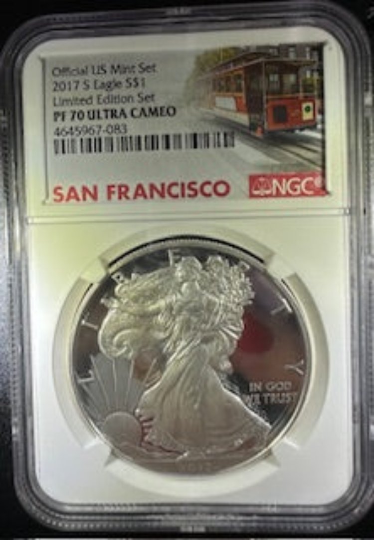 2017-S American Silver Eagle - NGC PF70 Ultra Cameo