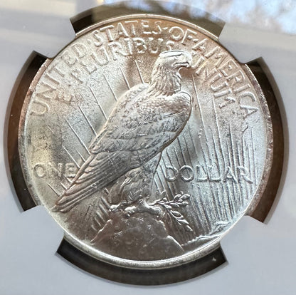 1923 Peace Dollar - NGC MS63