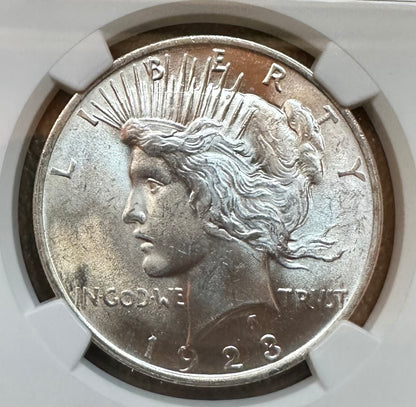 1923 Peace Dollar - NGC MS63