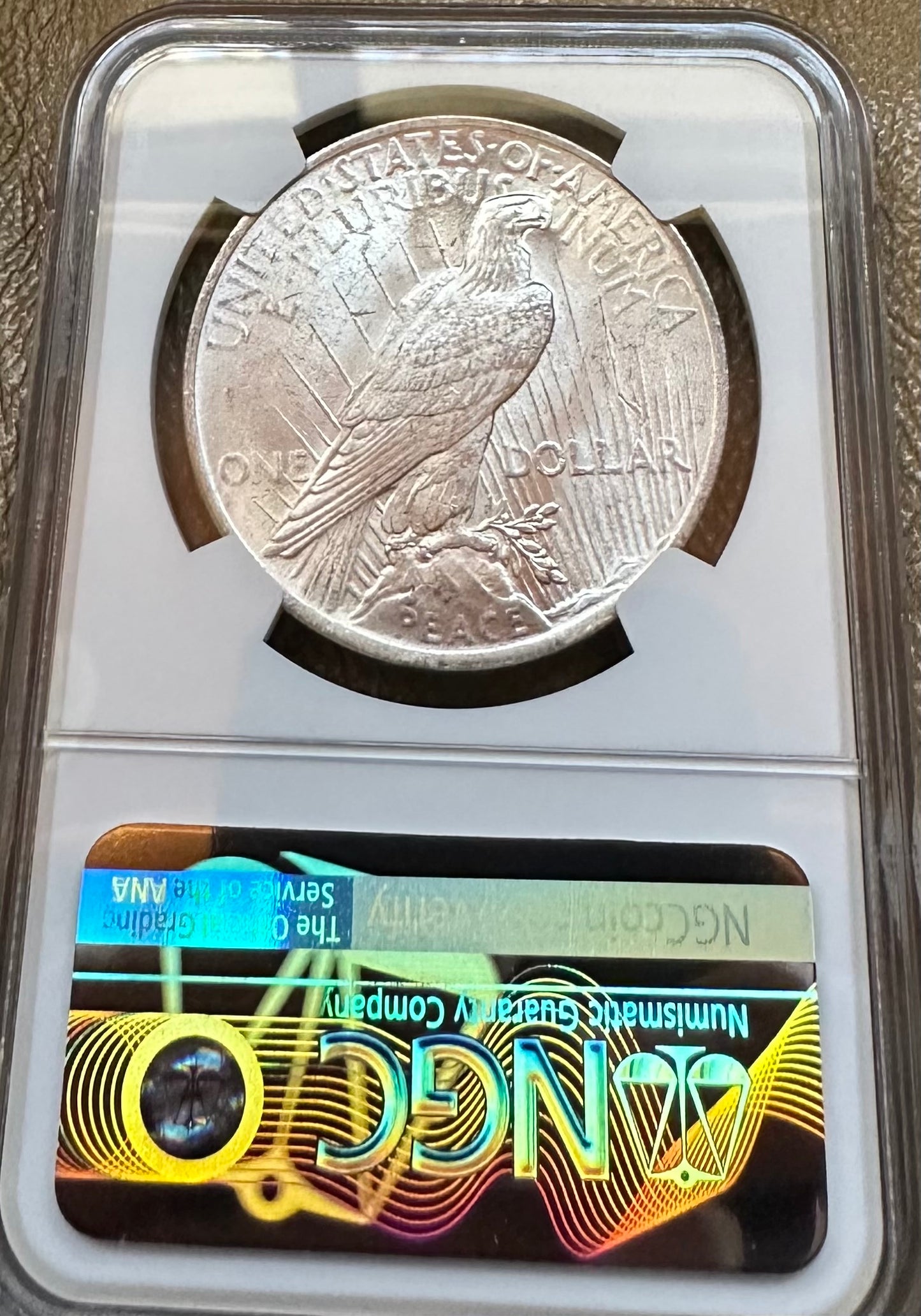 1923 Peace Silver Dollar-NGC MS63