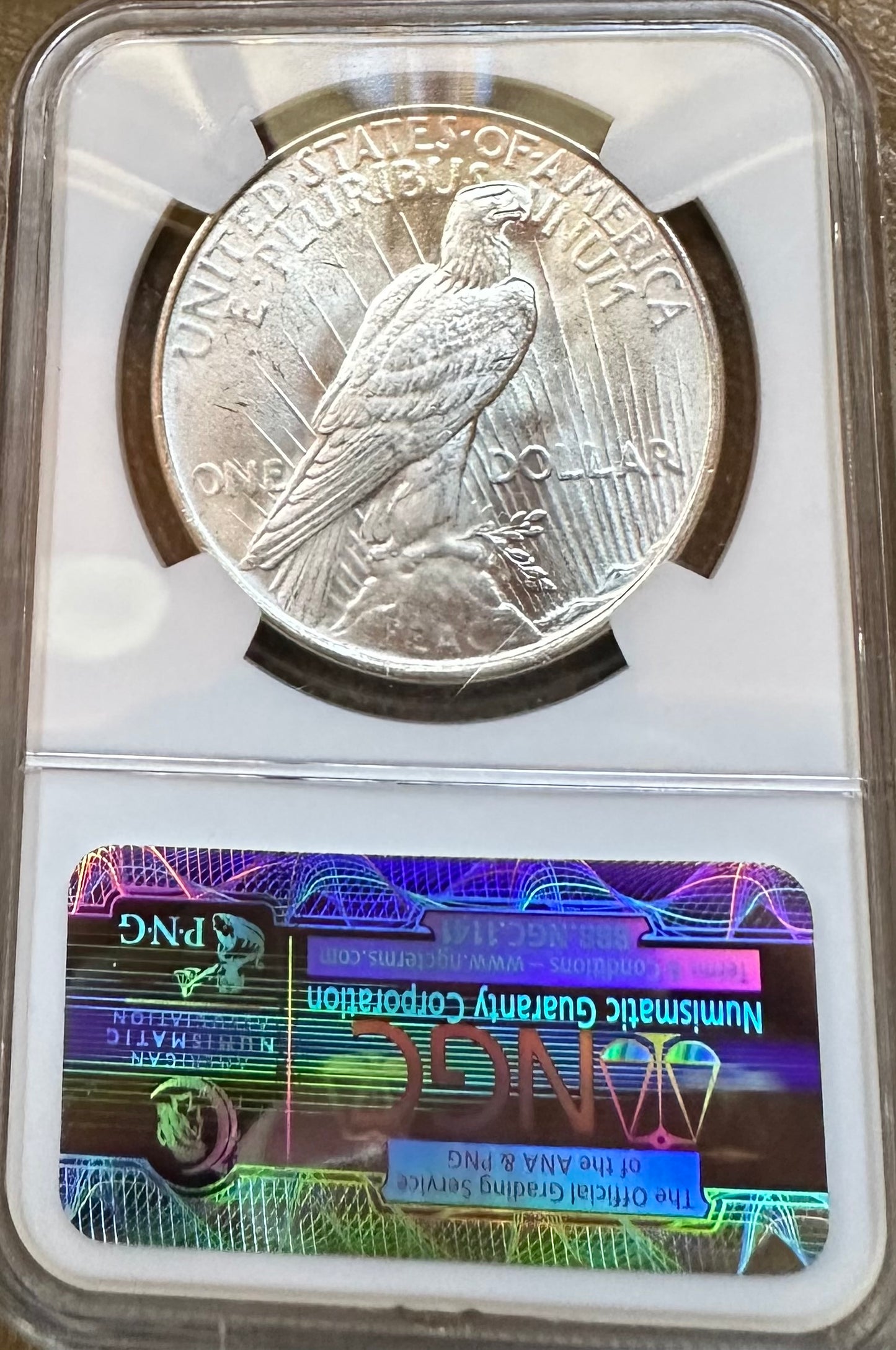 1922 Peace Silver Dollar - NGC MS63