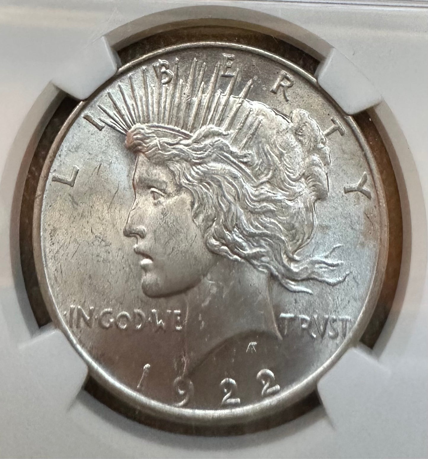 1922 Peace Silver Dollar - NGC MS63