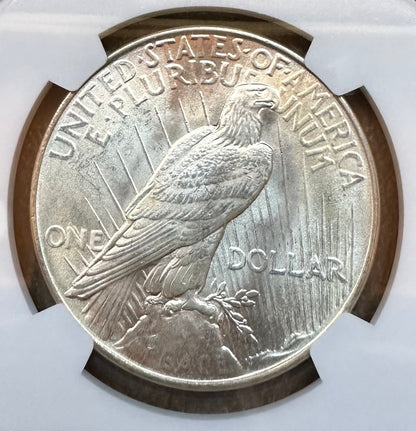 1922 Peace Silver Dollar - NGC MS63