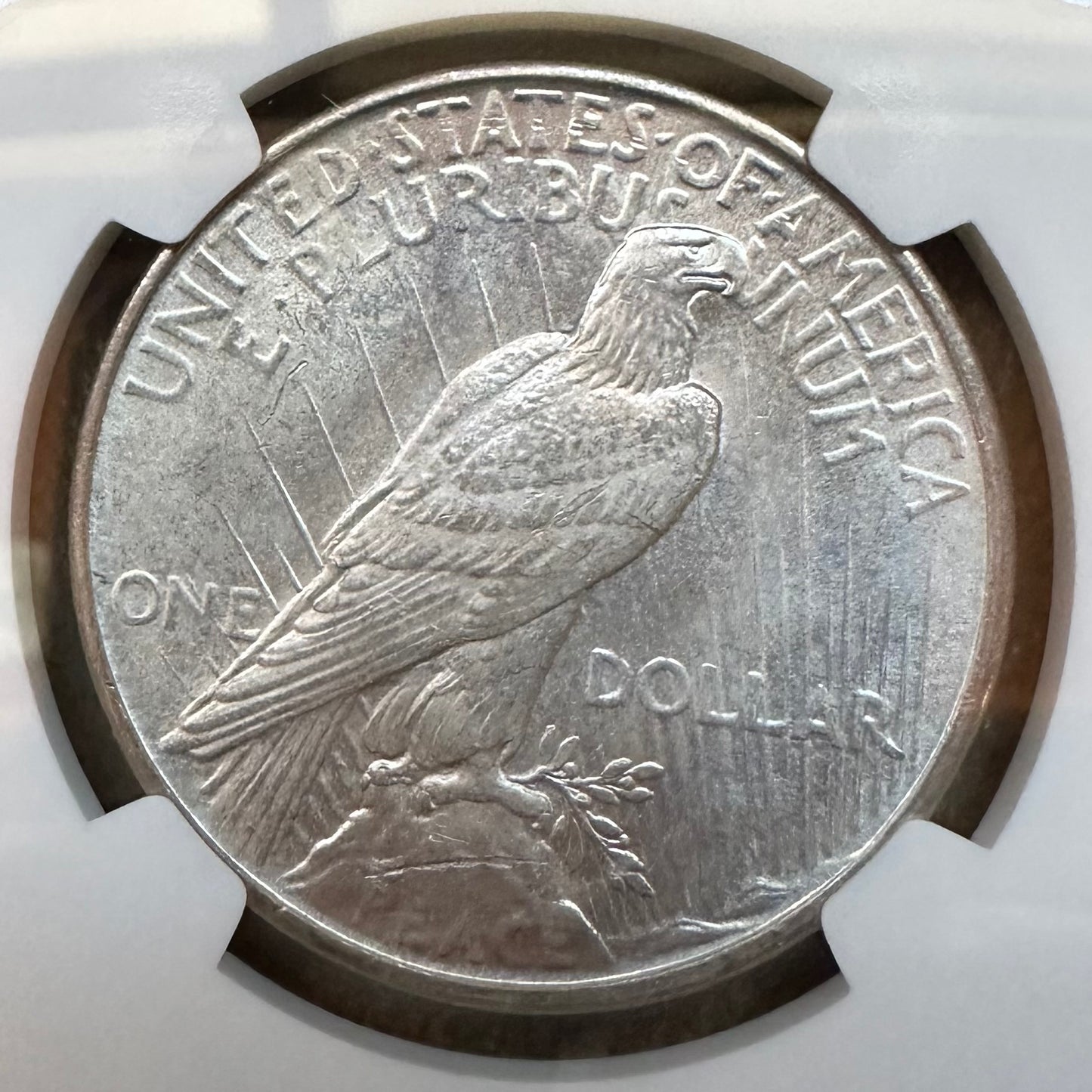 1922 Peace Silver Dollar - NGC MS63