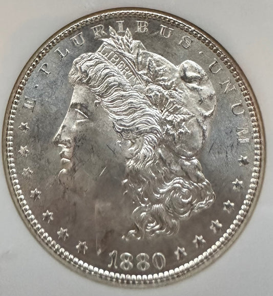 1880-S Morgan Silver Dollar - NGC MS 66