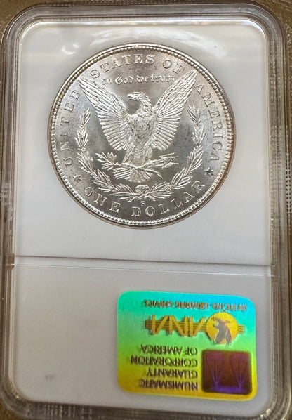 1880-S Morgan Silver Dollar - NGC MS 66