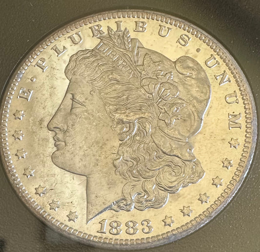 1883-CC Morgan Silver Dollar – NGC MS64 GSA | A Prized Piece of Old West History