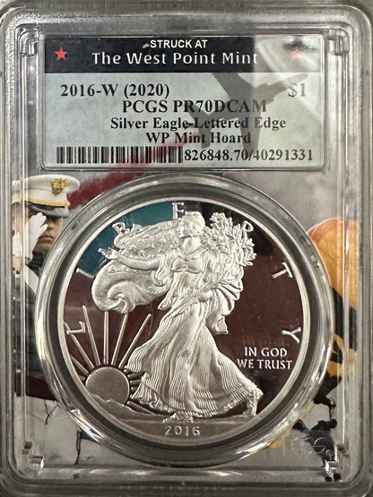 2016-W American Silver Eagle – PCGS PR70 DCAM | A Flawless Masterpiece from West Point Mint - Titan Treasure Trove